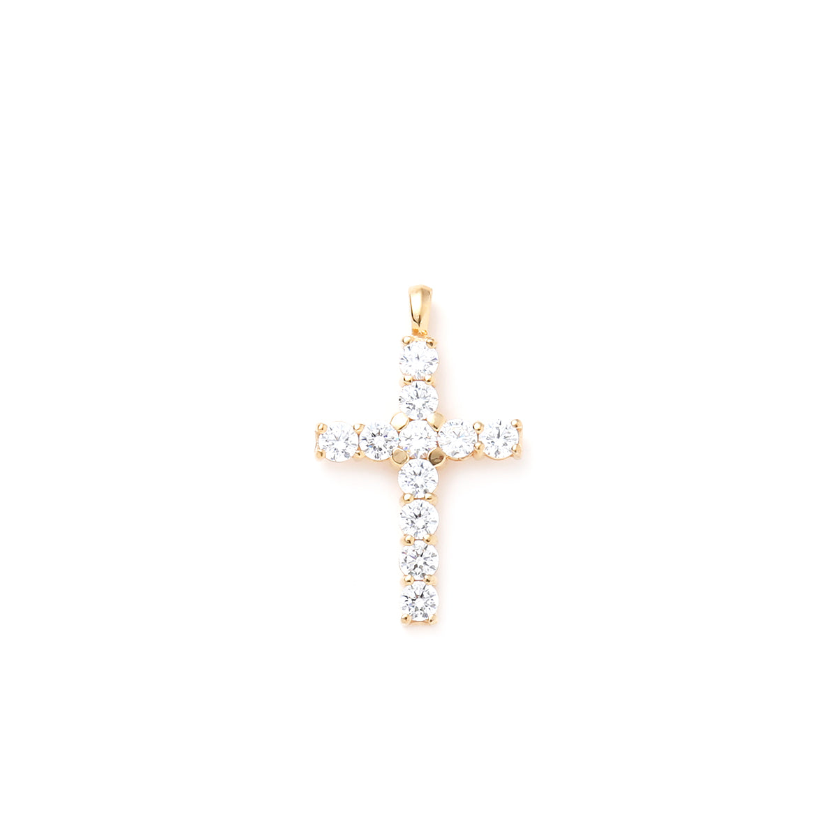 楽天市場】K18YG/K18WG【0.2ct】ダイヤモンド クロス ネックレス